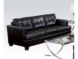 Platinum 15090 by Acme Black Bonded Leather Sofa